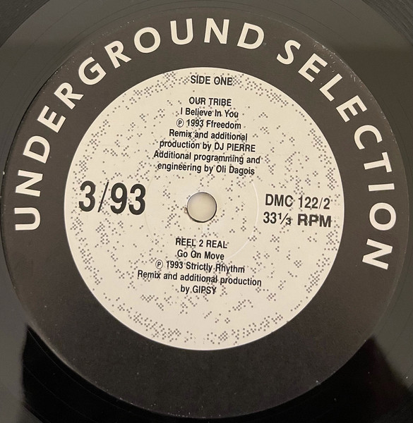 Various - Underground Selection 3/93 | DMC (DMC 122/2) - 4 Various - Underground Selection 3/93 | DMC (DMC 122/2) - 4