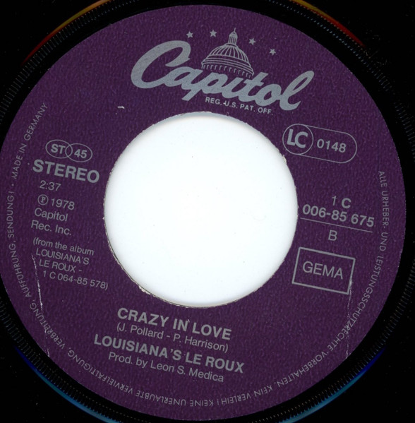 Le Roux - New Orleans Ladies | Capitol Records (1C 006-85 675) - 4