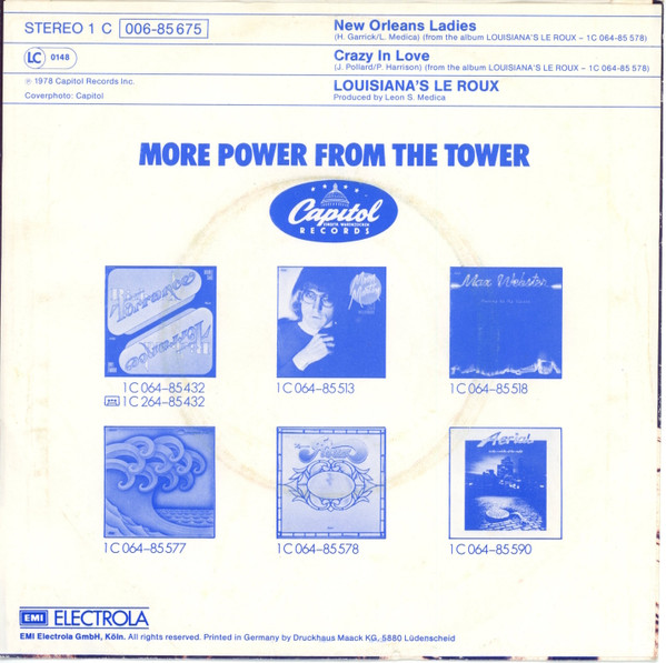 Le Roux - New Orleans Ladies | Capitol Records (1C 006-85 675) - 2