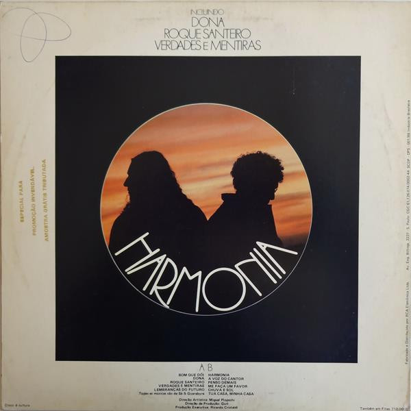 Sá & Guarabyra - Harmonia | RCA Victor (103.0655) - 2