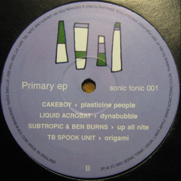 Various - Primary EP | Sonic Tonic (sonic tonic 001) - 2 Various - Primary EP | Sonic Tonic (sonic tonic 001) - 2