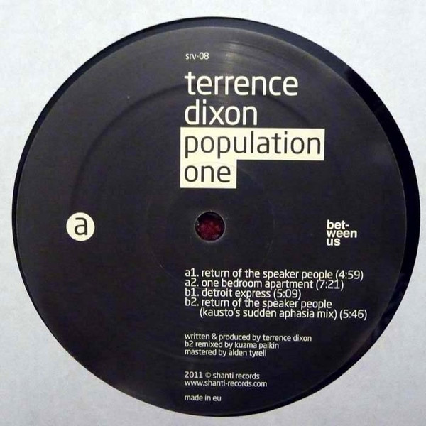 Terrence Dixon - Population One | Shanti Records (srv-08) - main Terrence Dixon - Population One | Shanti Records (srv-08) - main