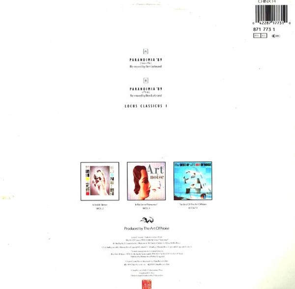 The Art Of Noise - Paranoimia '89 | China Records (CHINX 14) - 3 The Art Of Noise - Paranoimia '89 | China Records (CHINX 14) - 3