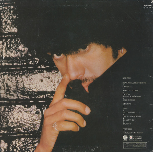 Phil Lynott - Solo In Soho | Vertigo (9102 038) - 2