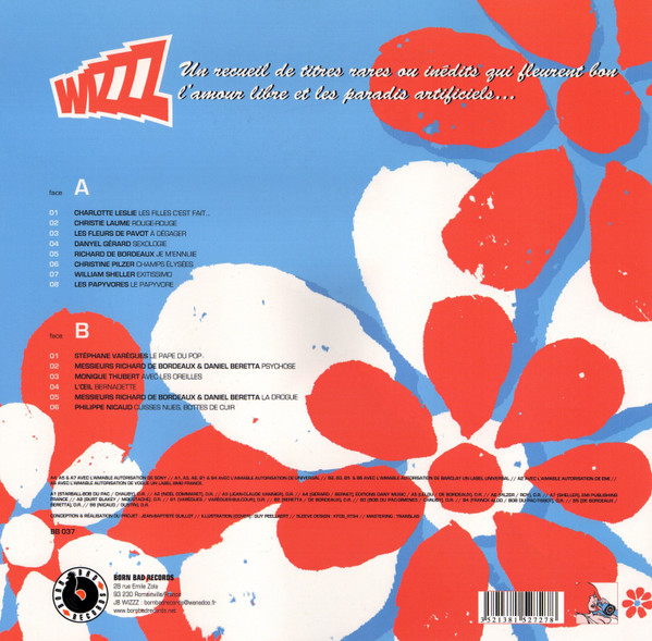 Various - Wizzz! (Psychorama Français 66-71) | Born Bad Records (BB 037) - 2 Various - Wizzz! (Psychorama Français 66-71) | Born Bad Records (BB 037) - 2
