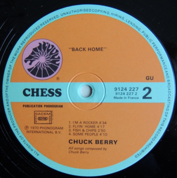 Chuck Berry - Back Home | Chess (9124 227) - 4 Chuck Berry - Back Home | Chess (9124 227) - 4