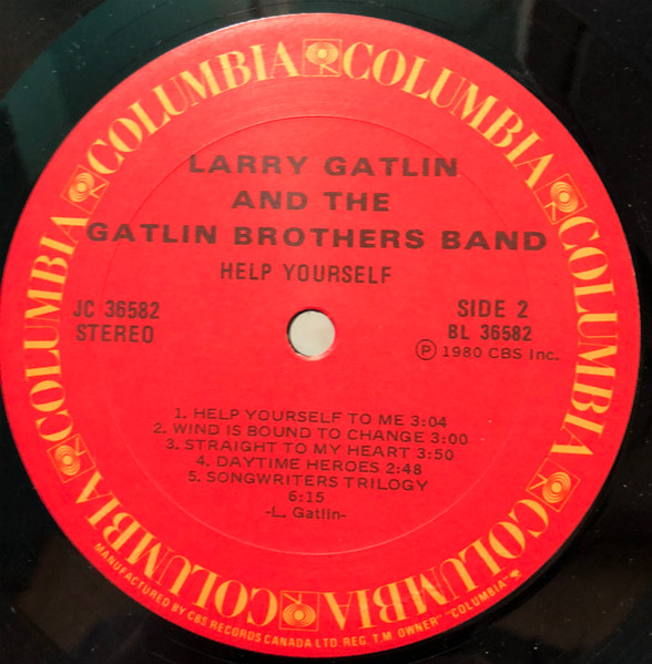 Larry Gatlin & The Gatlin Brothers - Help Yourself | Columbia (JC 36582) - 4 Larry Gatlin & The Gatlin Brothers - Help Yourself | Columbia (JC 36582) - 4
