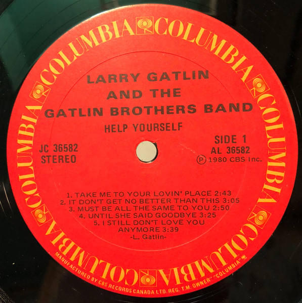 Larry Gatlin & The Gatlin Brothers - Help Yourself | Columbia (JC 36582) - 3 Larry Gatlin & The Gatlin Brothers - Help Yourself | Columbia (JC 36582) - 3