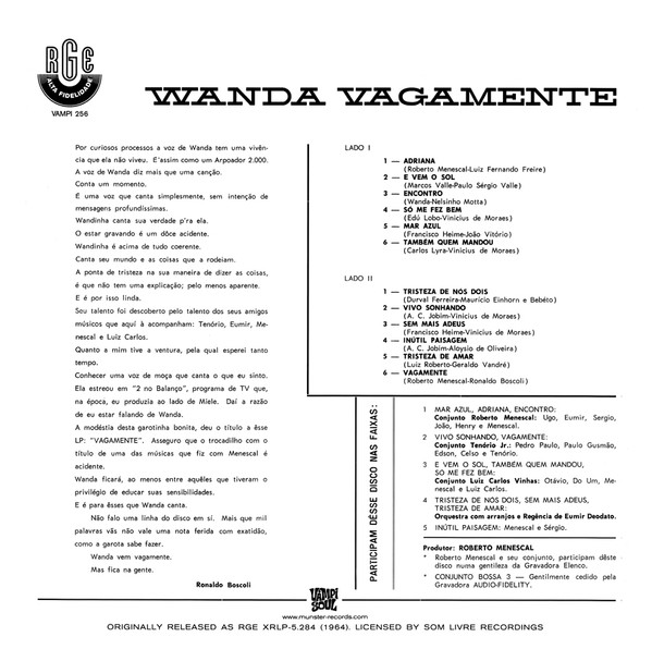Wanda Sá - Wanda Vagamente | Vampi Soul (VAMPI 256) - 3 Wanda Sá - Wanda Vagamente | Vampi Soul (VAMPI 256) - 3