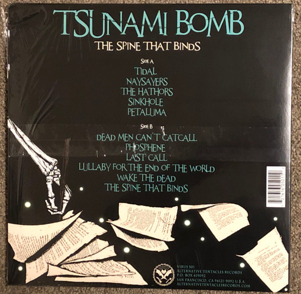 Tsunami Bomb - The Spine That Binds [Vinyl] | Alternative Tentacles (VIRUS 501) - 2