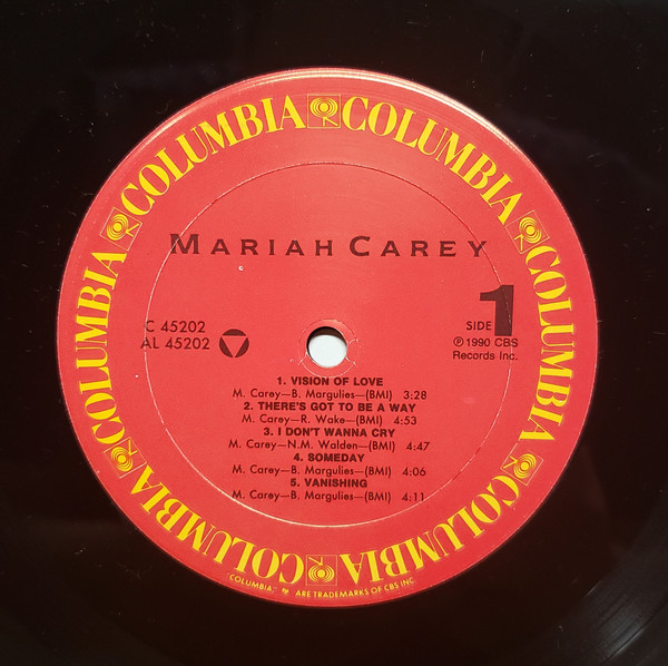 Mariah Carey - Mariah Carey | Columbia (C 45202) - 3 Mariah Carey - Mariah Carey | Columbia (C 45202) - 3