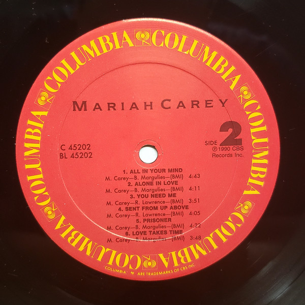 Mariah Carey - Mariah Carey | Columbia (C 45202) - 4 Mariah Carey - Mariah Carey | Columbia (C 45202) - 4