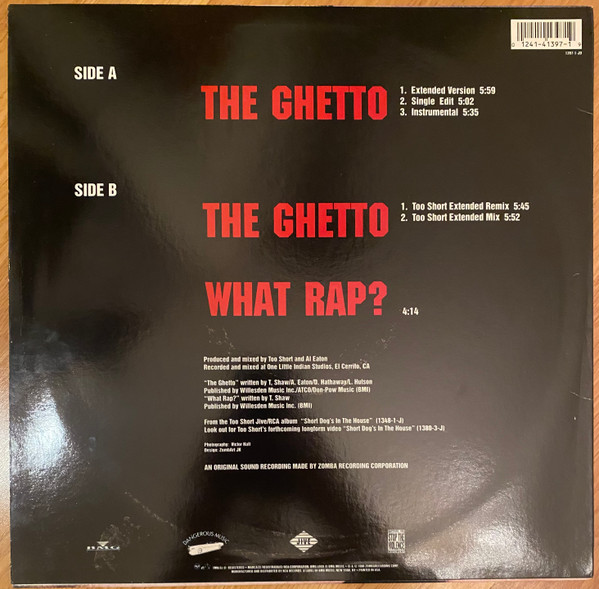 Too Short - The Ghetto | Jive (1397-1-JD) - 2 Too Short - The Ghetto | Jive (1397-1-JD) - 2
