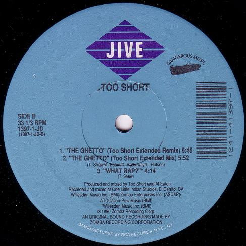 Too Short - The Ghetto | Jive (1397-1-JD) - 4 Too Short - The Ghetto | Jive (1397-1-JD) - 4