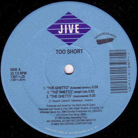 Too Short - The Ghetto | Jive (1397-1-JD) - 3 Too Short - The Ghetto | Jive (1397-1-JD) - 3