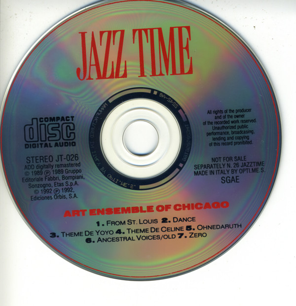 The Art Ensemble Of Chicago - Art Ensemble Of Chicago | Orbis-Fabbri (JT-026) - 2