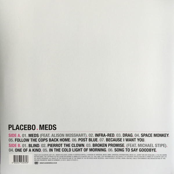 Placebo - Meds | Elevator Music (4743235) - 2