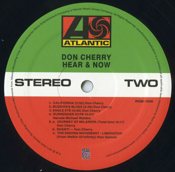 Don Cherry - Hear & Now | Real Gone Music (RGM-1506) - 3 Don Cherry - Hear & Now | Real Gone Music (RGM-1506) - 3