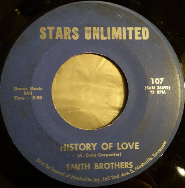 The Smith Brothers - Don't Touch Me / History Of Love | Stars Unlimited (107) - 2