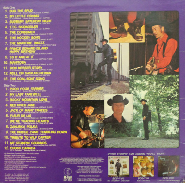 Stompin' Tom Connors - Souvenirs | K-Tel (NC-533) - 2