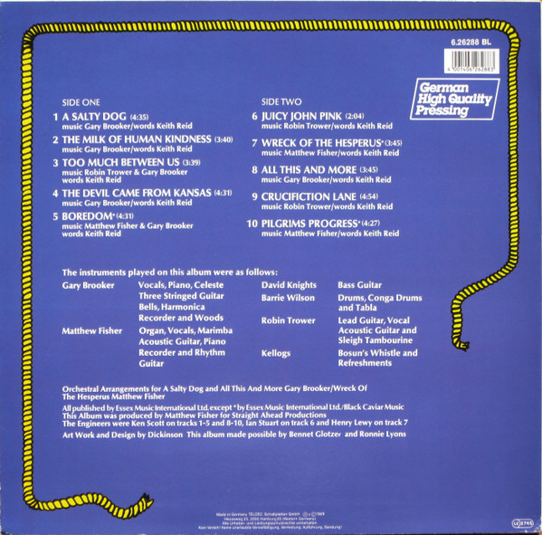 Procol Harum - A Salty Dog | Cube Records (6.26288 BL) - 2