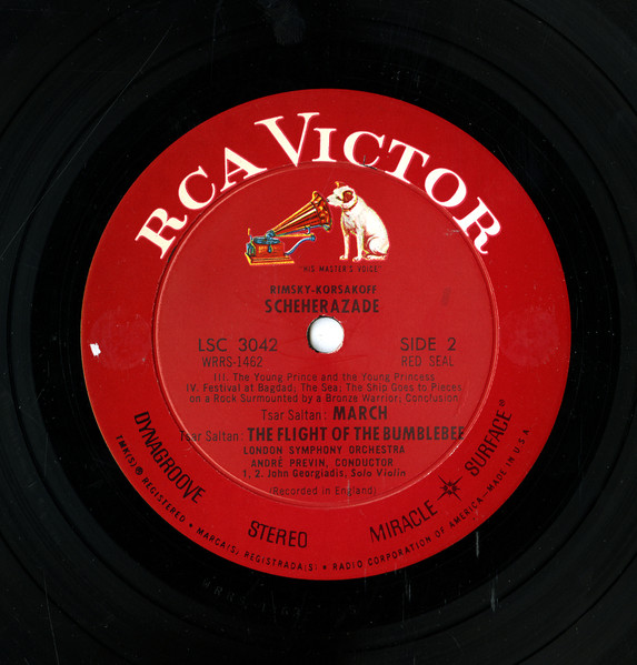 Nikolai Rimsky-Korsakov : André Previn , London Symphony Orchestra - Scheherazade | RCA Red Seal (LSC-3042) - 4 Nikolai Rimsky-Korsakov : André Previn , London Symphony Orchestra - Scheherazade | RCA Red Seal (LSC-3042) - 4
