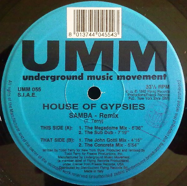 House Of Gypsies - Samba Remix | UMM (UMM 055) - main
