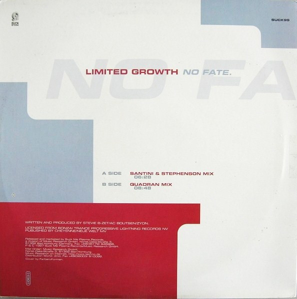 Limited Growth - No Fate | Suck Me Plasma (SUCK99) - 2