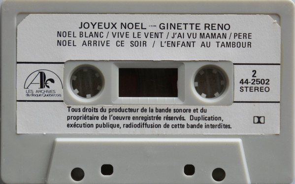 Ginette Reno - Joyeux Noël | Les Archives Du Disque Québécois (44-2502) - 4 Ginette Reno - Joyeux Noël | Les Archives Du Disque Québécois (44-2502) - 4