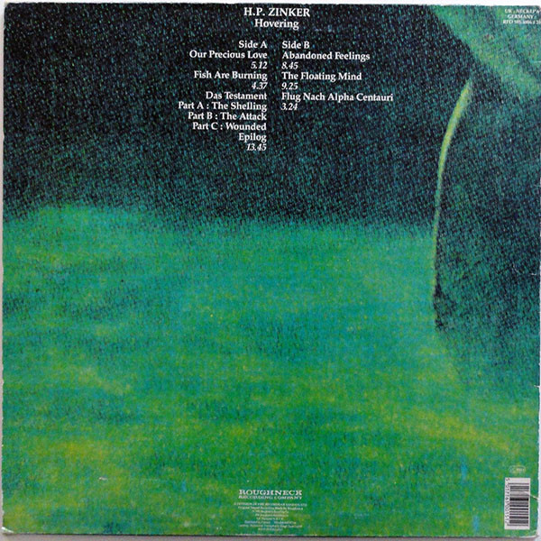 H.P. Zinker - Hovering | Roughneck Recording Company (NECKLP 6) - 2