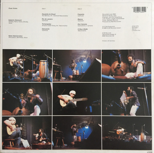 Egberto Gismonti / Naná Vasconcelos - Duas Vozes | ECM Records (ECM 1279) - 2 Egberto Gismonti / Naná Vasconcelos - Duas Vozes | ECM Records (ECM 1279) - 2