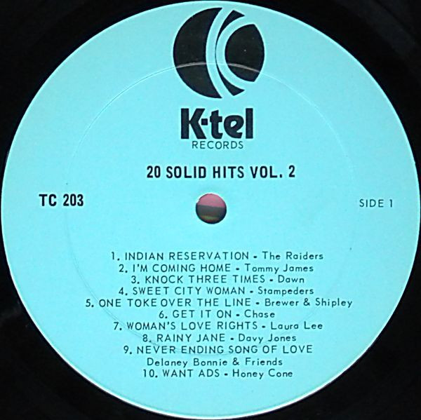 Various - 20 Solid Hits Volume II | K-Tel (TC 203) - 3 Various - 20 Solid Hits Volume II | K-Tel (TC 203) - 3