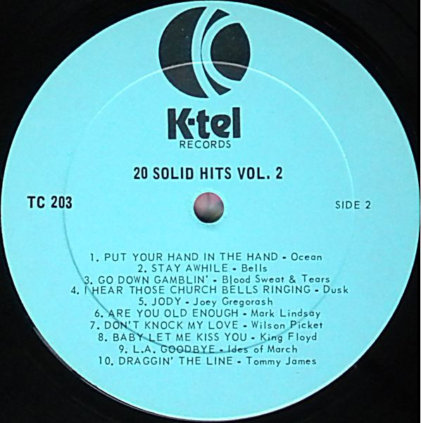 Various - 20 Solid Hits Volume II | K-Tel (TC 203) - 4 Various - 20 Solid Hits Volume II | K-Tel (TC 203) - 4