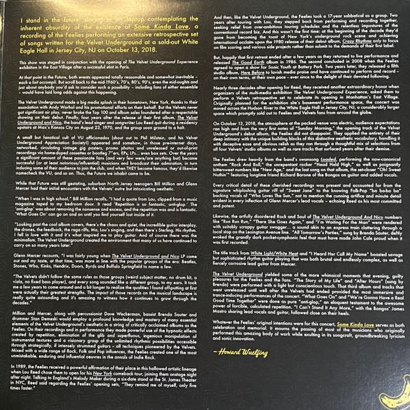 The Feelies - Some Kinda Love (Performing The Music Of The Velvet Underground) | Bar/None Records (BRN-LP-303) - 4 The Feelies - Some Kinda Love (Performing The Music Of The Velvet Underground) | Bar/None Records (BRN-LP-303) - 4