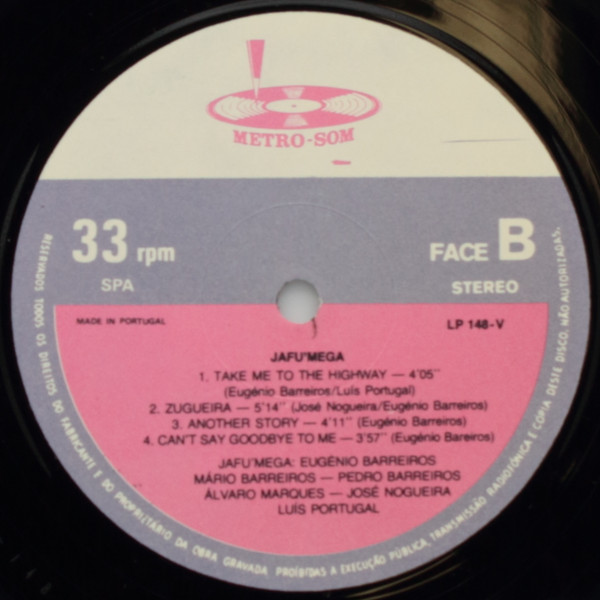 Jáfu'Mega - Estamos Aí | Metro-Som (LP-148-V) - 4