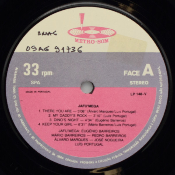 Jáfu'Mega - Estamos Aí | Metro-Som (LP-148-V) - 3