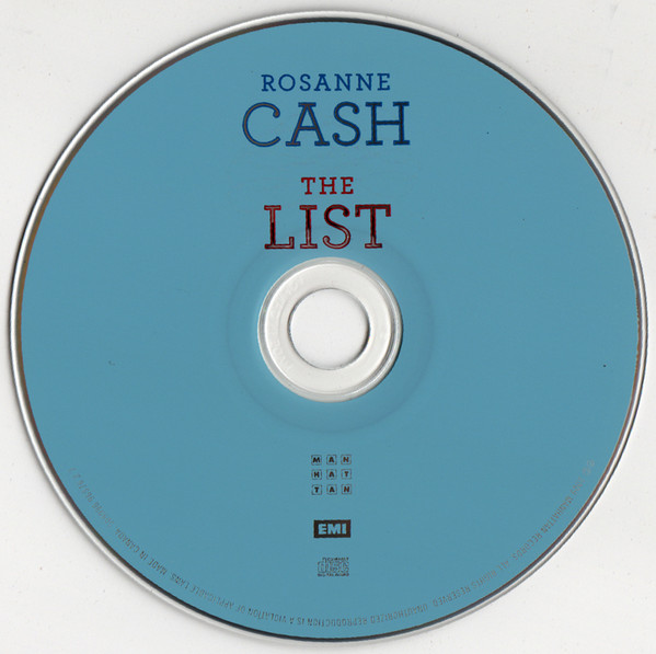Rosanne Cash - The List | Manhattan Records (509996 96576 2 7) - 3 Rosanne Cash - The List | Manhattan Records (509996 96576 2 7) - 3
