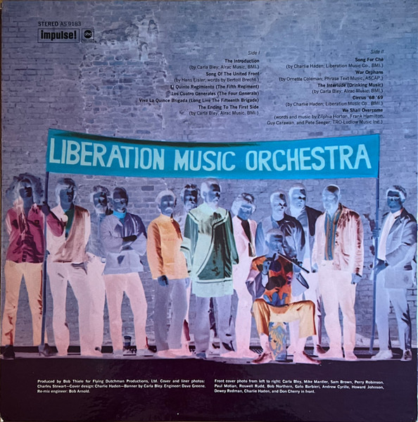 Charlie Haden - Liberation Music Orchestra | Impulse! (AS-9183) - 4 Charlie Haden - Liberation Music Orchestra | Impulse! (AS-9183) - 4