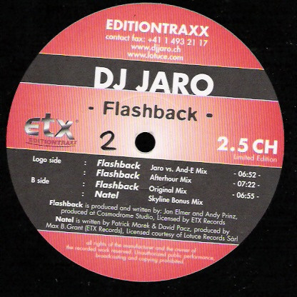 Jaro - Flashback | ETX Editiontraxx (2.5 CH) - main Jaro - Flashback | ETX Editiontraxx (2.5 CH) - main