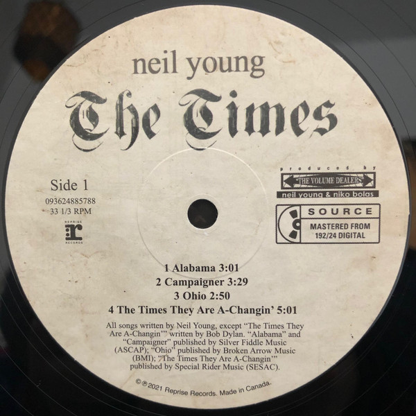 Neil Young - The Times | Reprise Records (093624885788) - 3 Neil Young - The Times | Reprise Records (093624885788) - 3