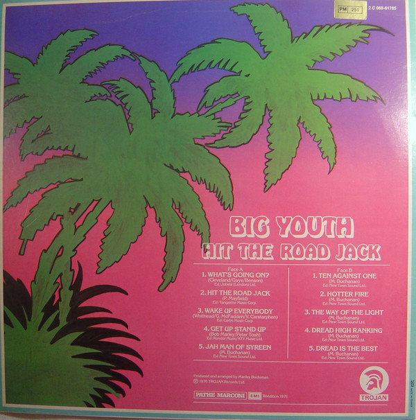 Big Youth - Hit The Road Jack | Pathé Marconi EMI (2 C 068 61785)