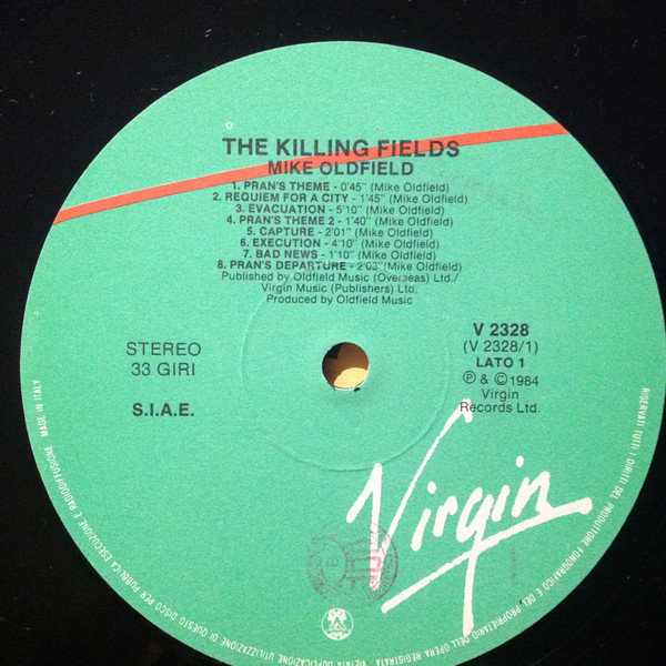 Mike Oldfield - The Killing Fields (Original Film Soundtrack) | Virgin (V 2328) - 3