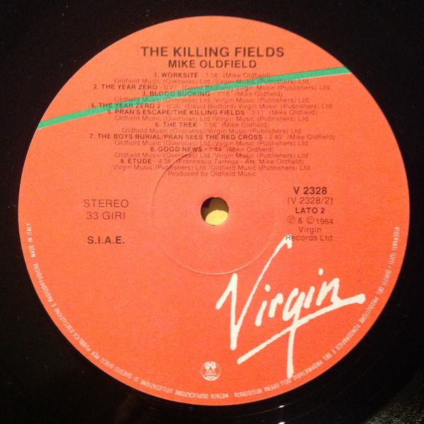 Mike Oldfield - The Killing Fields (Original Film Soundtrack) | Virgin (V 2328) - 4