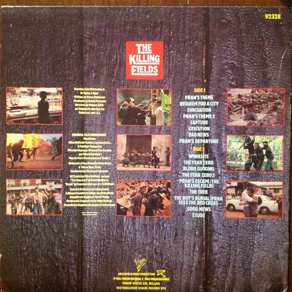 Mike Oldfield - The Killing Fields (Original Film Soundtrack) | Virgin (V 2328) - 2