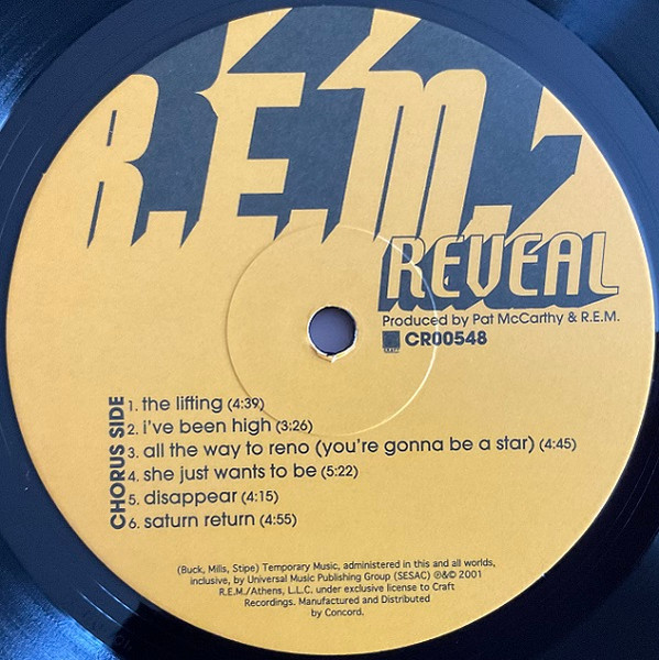 R.E.M. - Reveal LP | Craft Recordings (CR00548) - 3