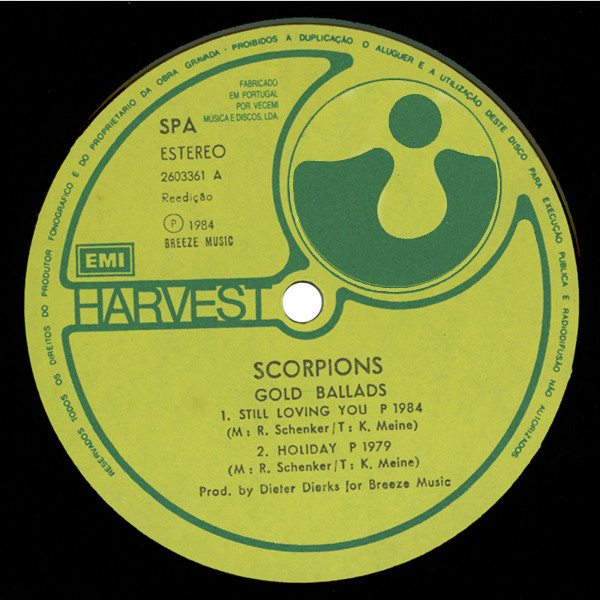Scorpions - Gold Ballads | Harvest (26 0336 1) - 3