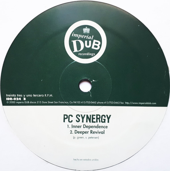 PC Synergy - Vermillion | Imperial Dub Recordings (IDR-024) - 2