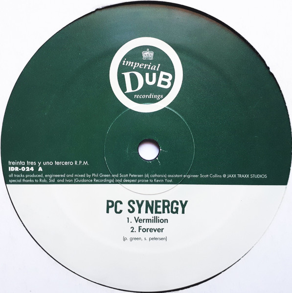 PC Synergy - Vermillion | Imperial Dub Recordings (IDR-024) - main