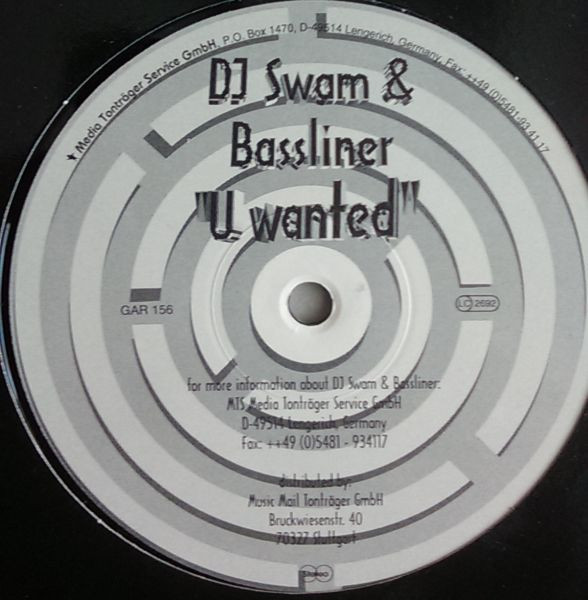 Swam & Bassliner - U Wanted | Dance Paradise (GAR 156) - main