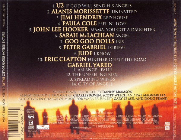 Various - City Of Angels (Music From And Inspired By The Motion Picture) | Reprise Records (9362-46867-2) - 2 Various - City Of Angels (Music From And Inspired By The Motion Picture) | Reprise Records (9362-46867-2) - 2